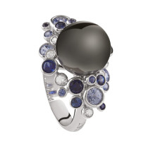 Ring Damiani Bubbles white gold, pearl, diamonds, sapphires, topaz (20055192) Ring Damiani Bubbles white gold, pearl, diamonds, sapphires, topaz (20055192)