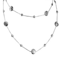 Chain Damiani Damianissima.925 silver, diamonds, nacre (20045656) Chain Damiani Damianissima.925 silver, diamonds, nacre (20045656)
