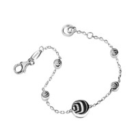 Bracelet Damiani Damianissima.925 silver, diamonds, onyx (20045653) Bracelet Damiani Damianissima.925 silver, diamonds, onyx (20045653)