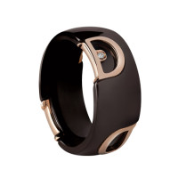 Ring Damiani D.Icon, ceramics, pink gold, diamond (20058701) Ring Damiani D.Icon, ceramics, pink gold, diamond (20058701)