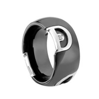 Ring Damiani D.Icon, ceramics, white gold, diamond (20045781) Ring Damiani D.Icon, ceramics, white gold, diamond (20045781)