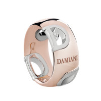 Ring Damiani D.Icon, white and pink gold, diamond (20055107) Ring Damiani D.Icon, white and pink gold, diamond (20055107)
