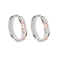 Earrings Damiani D.Icon, white and pink gold, diamonds (20055189) Earrings Damiani D.Icon, white and pink gold, diamonds (20055189)