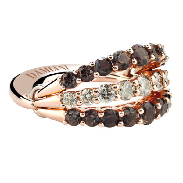 Ring Damiani Gaia Fancy, pink gold, diamonds, quartz (20046490) Ring Damiani Gaia Fancy, pink gold, diamonds, quartz (20046490)