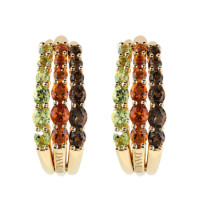 Earrings Damiani Gaia Fancy, yellow gold, half gems (20046570) Earrings Damiani Gaia Fancy, yellow gold, half gems (20046570)