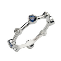 Ring Damiani Moon Drops white gold, diamonds, sapphires (20040732) Ring Damiani Moon Drops white gold, diamonds, sapphires (20040732)