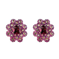 Earrings Damiani Renaissance pink gold, diamonds, sapphires, dichroite (20055415) Earrings Damiani Renaissance pink gold, diamonds, sapphires, dichroite (20055415)
