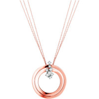 Pendant Damiani Sophia Loren white, pink gold, diamonds (20019435) Pendant Damiani Sophia Loren white, pink gold, diamonds (20019435)