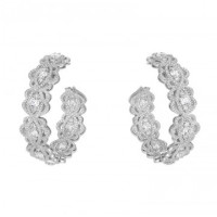 Earrings Chopard Green Carpet Collection white gold, diamonds (839331-1002) Earrings Chopard Green Carpet Collection white gold, diamonds (839331-1002)
