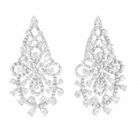 Earrings Chopard Green Carpet Collection white gold, diamonds (849538-1001) Earrings Chopard Green Carpet Collection white gold, diamonds (849538-1001)