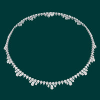 Necklace Chopard Green Carpet Collection white gold, diamonds Necklace Chopard Green Carpet Collection white gold, diamonds