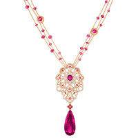 set Chopard Red Carpet Collection pink gold, rubies, diamonds (849340-5001) set Chopard Red Carpet Collection pink gold, rubies, diamonds (849340-5001)