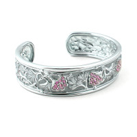 Carrera y Carrera bracelet, 750 white gold, pink sapphires Carrera y Carrera bracelet, 750 white gold, pink sapphires