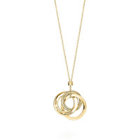 Tiffany 1837 interlocking ring pendant, yellow gold (29430101) Tiffany 1837 interlocking ring pendant, yellow gold (29430101)