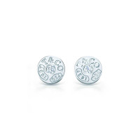 Okrągłe kolczyki Tiffany 1837, białe złoto, diamenty (33285663) Okrągłe kolczyki Tiffany 1837, białe złoto, diamenty (33285663)