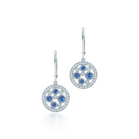 Kolczyki Tiffany Cobblestone z szafirami Montana, platyna, diamenty (29006393) Kolczyki Tiffany Cobblestone z szafirami Montana, platyna, diamenty (29006393)