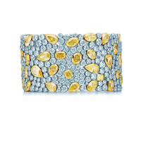 Bransoletka Tiffany Cobblestone, platyna, żółte złoto, diamenty (28082312) Bransoletka Tiffany Cobblestone, platyna, żółte złoto, diamenty (28082312)