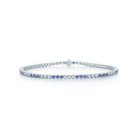 Bracelet Tiffany Jazz, platinum, diamonds, sapphires (31220629) Bracelet Tiffany Jazz, platinum, diamonds, sapphires (31220629)