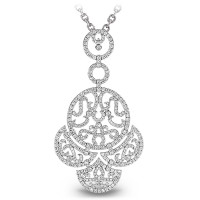Jacob & Co. Lace Pendant, 1750 White Gold, Diamonds Jacob & Co. Lace Pendant, 1750 White Gold, Diamonds