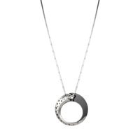 Necklace Cartier Panthere de Cartier, white gold, pomegranate-tsavorite, onyx, ceramics
