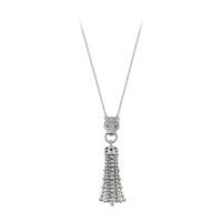 Necklace Cartier Panthere de Cartier, white gold, emeralds, diamonds, onyx Necklace Cartier Panthere de Cartier, white gold, emeralds, diamonds, onyx