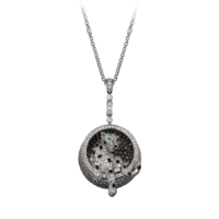 Necklace Cartier Panthere de Cartier, white gold, diamonds, emeralds, onyx Necklace Cartier Panthere de Cartier, white gold, diamonds, emeralds, onyx