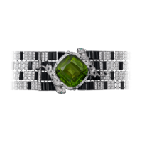 Bracelet Cartier Panthere de Cartier, platinum, onyx, emeralds, diamonds Bracelet Cartier Panthere de Cartier, platinum, onyx, emeralds, diamonds