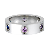 Ring Cartier Love, white gold, precious stones Ring Cartier Love, white gold, precious stones