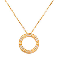 Naszyjnik Cartier Love, żółte złoto, diamenty Naszyjnik Cartier Love, żółte złoto, diamenty