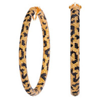 Jacob & Co. Leopard Print Earrings, yellow gold, diamonds Jacob & Co. Leopard Print Earrings, yellow gold, diamonds