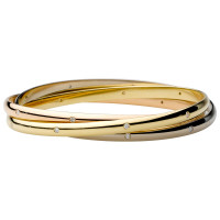 Bracelet Cartier Trinity, gold three colors, diamonds Bracelet Cartier Trinity, gold three colors, diamonds