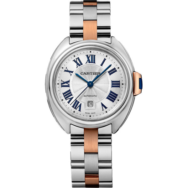 Cle de Cartier, pink gold, steel, 31 mm Cle de Cartier, pink gold, steel, 31 mm