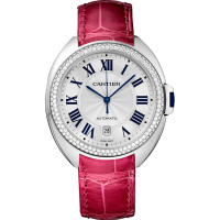 Cle de Cartier, white gold, diamonds, 40 mm Cle de Cartier, white gold, diamonds, 40 mm
