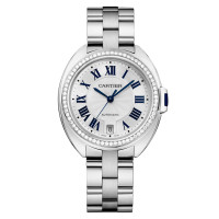 Cle de Cartier, white gold, diamonds, 35 mm Cle de Cartier, white gold, diamonds, 35 mm
