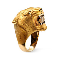 Ring Carrera y Carrera Bestiario Tiger, yellow gold, quartz Ring Carrera y Carrera Bestiario Tiger, yellow gold, quartz