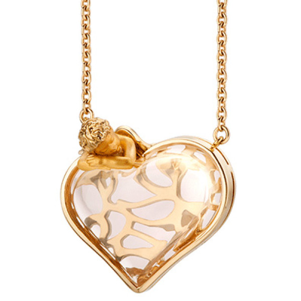 Necklace Carrera y Carrera Love, yellow gold, quartz Necklace Carrera y Carrera Love, yellow gold, quartz