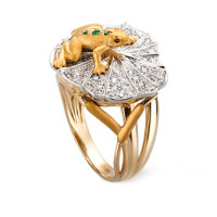 Ring Carrera y Carrera Mi Musa, white, yellow gold, diamonds Ring Carrera y Carrera Mi Musa, white, yellow gold, diamonds