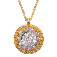 Zawieszka Carrera y Carrera Reina, białe, żółte złoto, diamenty Zawieszka Carrera y Carrera Reina, białe, żółte złoto, diamenty