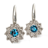 Kolczyki Carrera y Carrera Reina, białe złoto, topaz Kolczyki Carrera y Carrera Reina, białe złoto, topaz