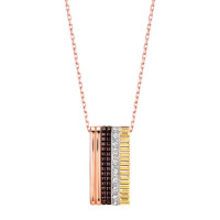 Anhänger Boucheron Quatre, Weiß-, Gelb-, Roségold, PVD, Diamanten Anhänger Boucheron Quatre, Weiß-, Gelb-, Roségold, PVD, Diamanten