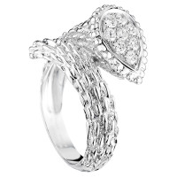 Ring Boucheron Serpent Boheme, white gold, diamonds Ring Boucheron Serpent Boheme, white gold, diamonds