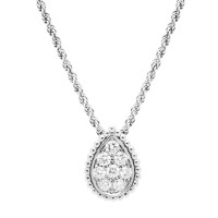 Pendant Boucheron Serpent Boheme, white gold, diamonds Pendant Boucheron Serpent Boheme, white gold, diamonds
