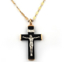 POMELLATO cross, white, yellow gold POMELLATO cross, white, yellow gold