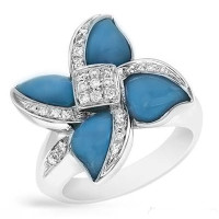 ORO TREND ring, white gold, 0.26 diamonds ORO TREND ring, white gold, 0.26 diamonds