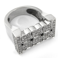 Zancan ring, white gold, diamonds Zancan ring, white gold, diamonds