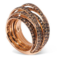 Ring de Grisogono Allegra, rose gold, cognac diamonds Ring de Grisogono Allegra, rose gold, cognac diamonds