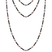 Necklace de Grisogono Melody Of Colors, pink gold, sapphires, onyx, tourmaline Necklace de Grisogono Melody Of Colors, pink gold, sapphires, onyx, tourmaline