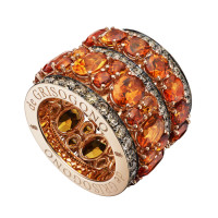 Ring de Grisogono Melody Of Colors, pink gold, diamonds, citrines Ring de Grisogono Melody Of Colors, pink gold, diamonds, citrines