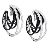 Earrings de Grisogono Allegra, white gold, Avional, diamonds Earrings de Grisogono Allegra, white gold, Avional, diamonds