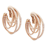 Earrings de Grisogono Allegra, pink gold, diamonds Earrings de Grisogono Allegra, pink gold, diamonds